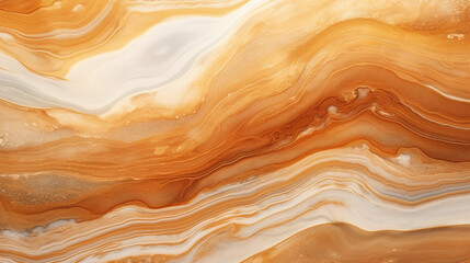 Poster - Fluid Marble Textures in Earthy Tones Background