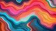 vibrant colored, thin lines in the style of a topographical map, 16:9