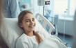 © Malchevska Studio - Nice european girl being patient in hospital