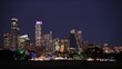 Austin Texas city at night