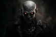 a compelling antagonist with a threatening appearance and unique style. animation style character concept art for games or movies. generative AI