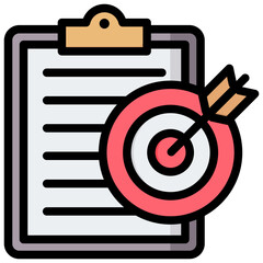 Poster - Objective Outline Color Icon