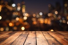 concept celebration Lifestyle background cafe restaurant night dark bokeh light blur top table Wood bar beautiful blank blurred blurry celebrate christmas city copy counter