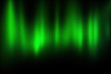 Canvas Print - dark neon green gradient background