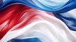 Belize flag colors Red, Blue, and White flowing fabric liquid haze background