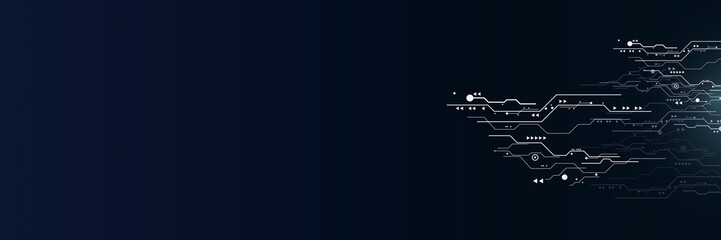 Aufkleber - Abstract digital metaverse futuristic background