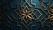 Abstract geometric Islamic decoration pattern