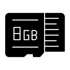 Sticker - Memory card Icon