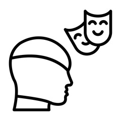 Sticker - Drama Icon