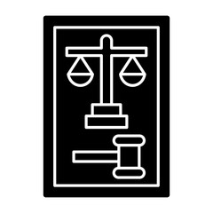 Sticker - Law Icon