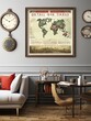 Important Dates and Events Historical Timeline Wall Art: Educative Decor for Enhanced Learning and Decoration