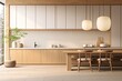 Japanese design kitchen  interior