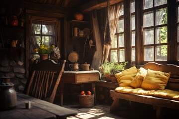 Wall Mural - Rustic  interior background