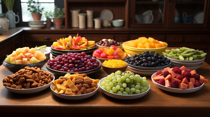 Wall Mural - fruit and sweets