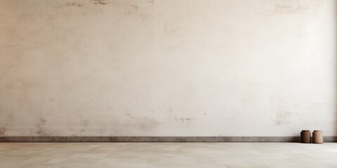Wall Mural - Beige Interior In Empty Room, Soft Light, and Abstract Retro Texture. Minimalist Vintage Background Design