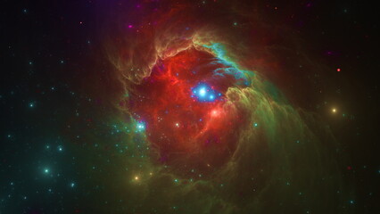 Wall Mural - space galaxy landscape, astronomy, star universe, cosmos sky glow background, night outer light, neb