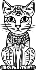  egypt cat cartoon