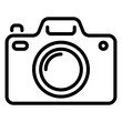 camera icon, line icon style
