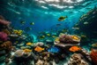© Mazhar - **tropical sea underwater fishes on corel reef aquarium wildlife colorful landscape nature diving--
