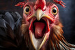 Humorous, meme-inspired image of a rooster
