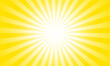 © Deta Deto - Sunray yellow background with copy space. Sunburst vector. Starburst copyspace