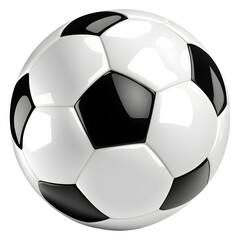 Soccer Ball Isolated on Transparent Background