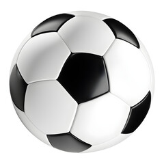 Soccer Ball Isolated on Transparent Background