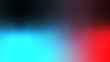 Neon blur glow. Color light overlay. Disco illumination. Defocused blue pink texture on dark abstract empty space background.