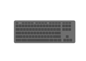 keyboard isolated on white background