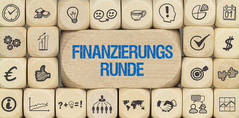 Wall Mural - Finanzierungsrunde	