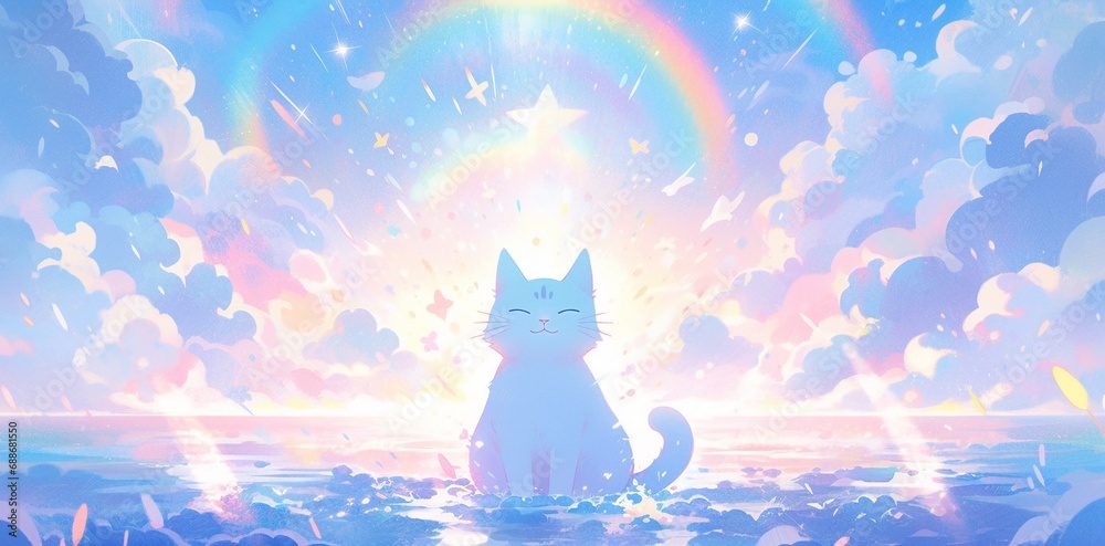 Rainbow Reincarnation: The Spiritual Journey of Cat After Death in a ...