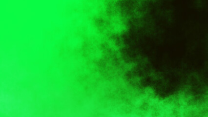 Wall Mural - Green Fog or smoke.mist or smog background.