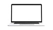 laptop with blank screen isolated on transparent background Remove png, Clipping Path, pen tool
