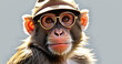 monkey tourist
