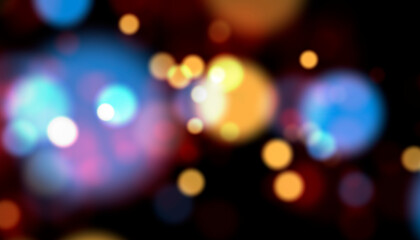 Wall Mural - abstract festive background made of blurred particles. bokeh background