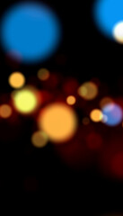 Wall Mural - abstract festive background made of blurred particles. bokeh background