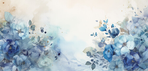 Wall Mural - abstract watercolor background