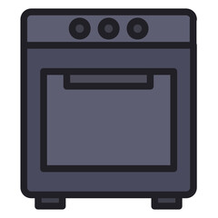 Wall Mural - Oven