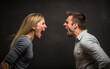 A man and a woman yelling at each other