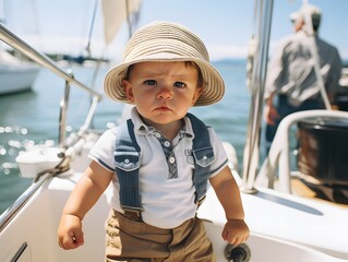 Mad Baby on a Boat