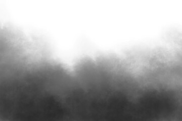 Wall Mural - isolated fog or smoke with copy space background. Realistic fog or clouds for your design 