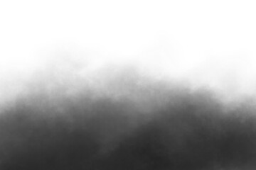 Wall Mural - Abstract fog and smoke on transparent background. Template fog isolated on white