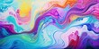 Abstract marbling oil acrylic paint background