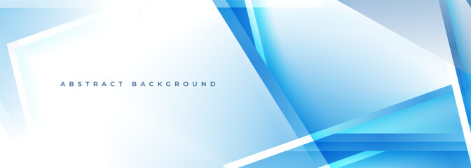 Aufkleber - Light blue abstract background with geometric shapes. Light blue modern abstract backdrop. Vector illustration