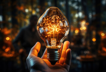 Poster - Smart design light bulb