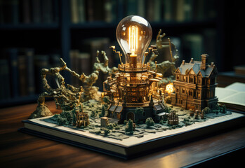 Poster - Antique lamp