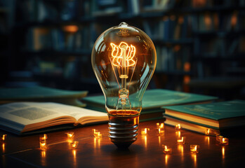 Poster - Technology light bulb