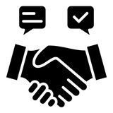 Fototapeta  - Negotiation icon