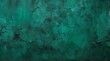 Black dark jade emerald green grunge background. Old painted concrete wall. Plaster. Close-up. Rough dirty grainy broken damaged distressed abandoned cracked. Or spooky scary horror concept. Design.