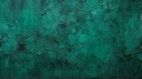 Fototapeta Konie - Black dark jade emerald green grunge background. Old painted concrete wall. Plaster. Close-up. Rough dirty grainy broken damaged distressed abandoned cracked. Or spooky scary horror concept. Design.